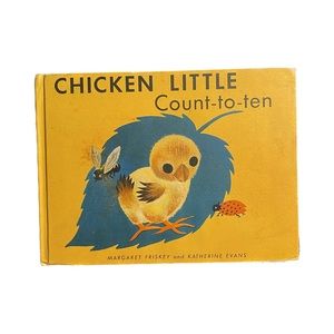 Vintage Hard Back Children’s Book: Chicken Little Count-to-ten